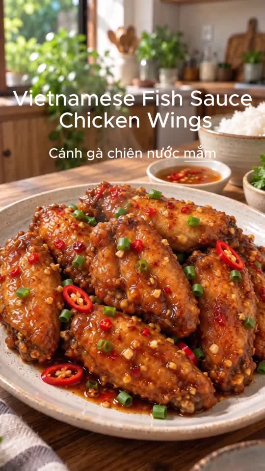 Cánh gà chiên nước mắm — ảnh trích từ video EP01 Nấu Nhé